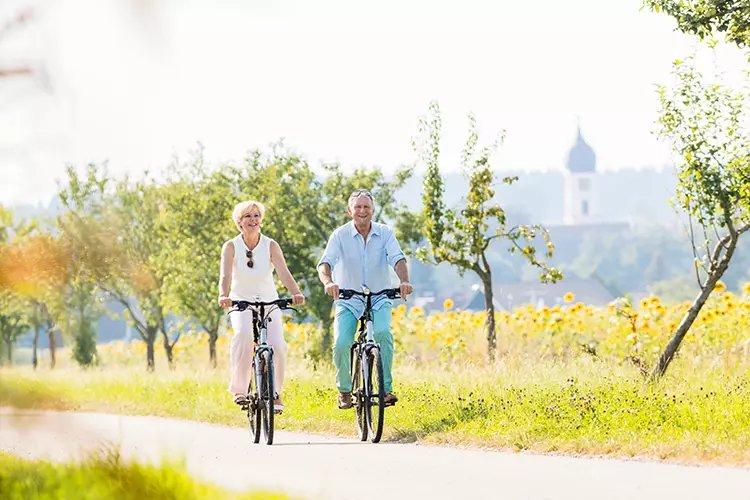 Moderate intensity cycling